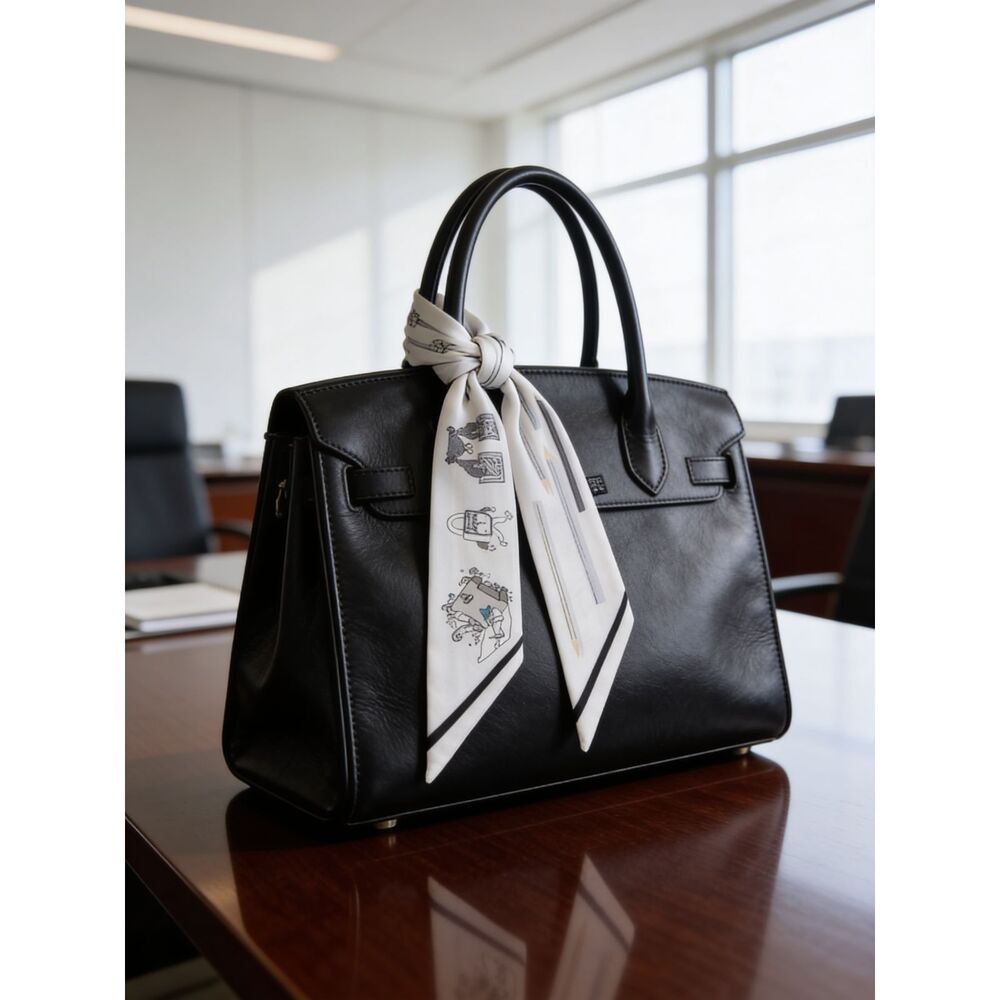Elegant Luxury Styling Purse wraps in White and Navy - Picture 5 of 5